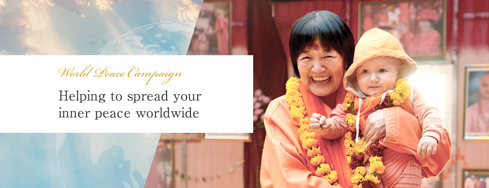 Helping to spread your inner peace worldwide